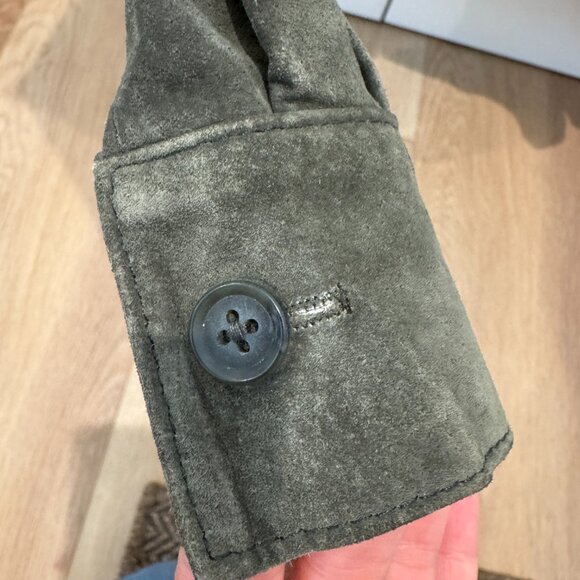 Alfani Green Suede Shirt Jacket – Women’s Large - Picture 10 of 13